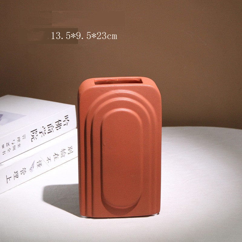 Vase en céramique – Style géométrique audacieux pour déco moderne