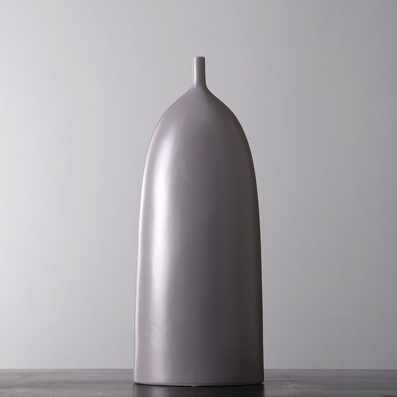 Vase Haut en Céramique - Élégance Raffinée"déteste"