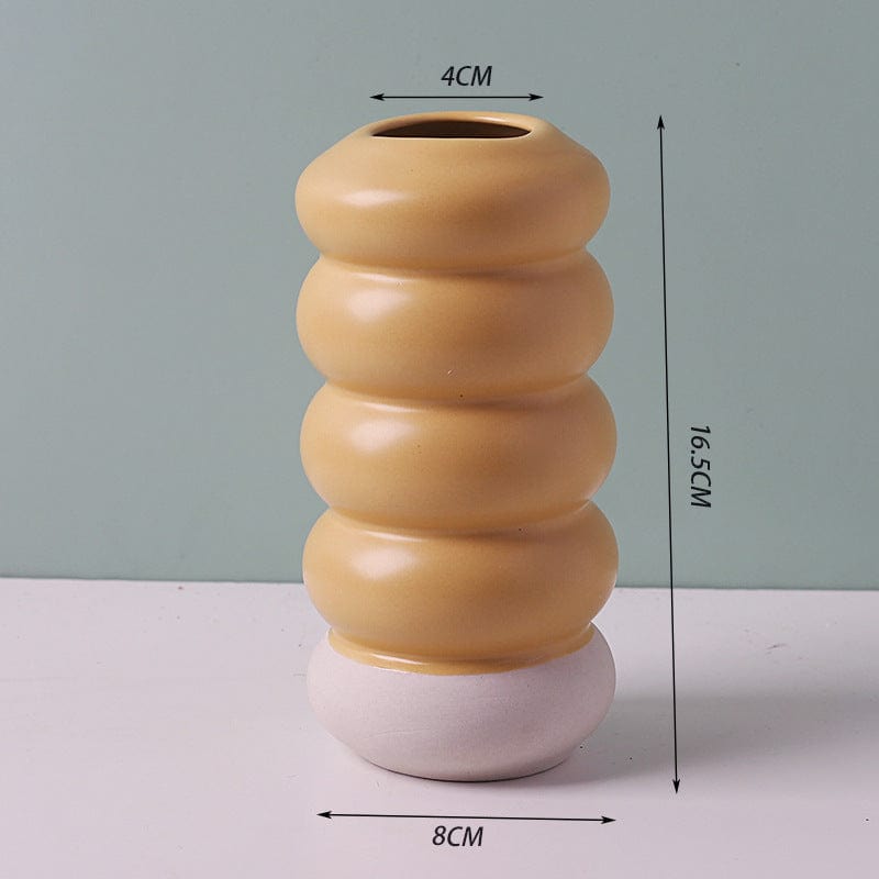 Vase céramique design – Formes pastel pour une déco moderne et douce