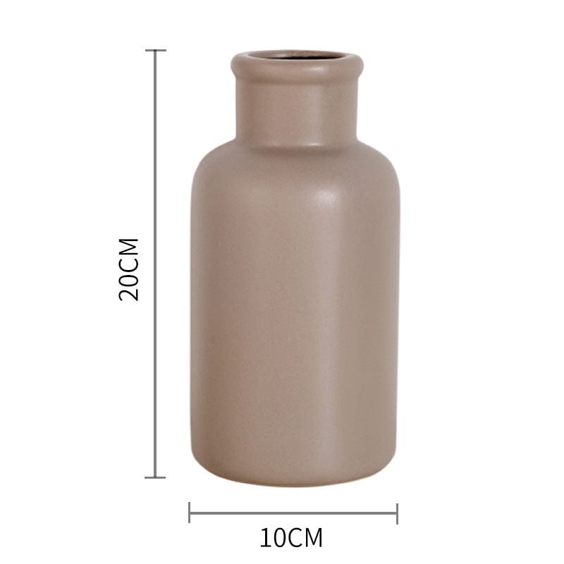 Vase céramique minimaliste – Élégance naturelle pour sublimer vos fleurs