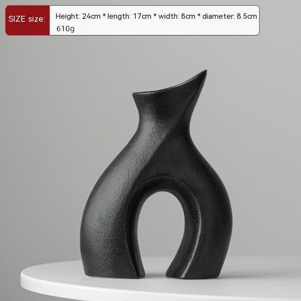 Vase design en céramique – Forme artistique pour déco moderne