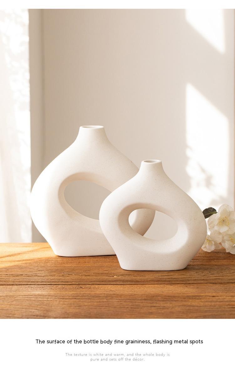 Vase pampa design  – style contemporain