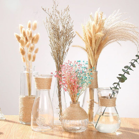 Vase en verre design  – touche artistique