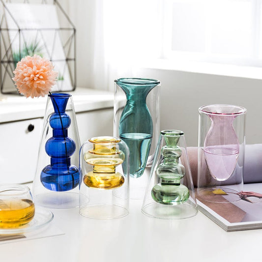 Vase en verre – style contemporain