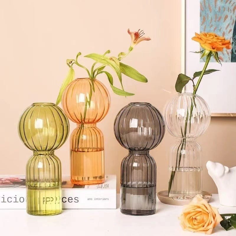 Vase en verre asymétrique – touche artistique
