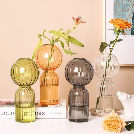 Vase en verre asymétrique – touche artistique