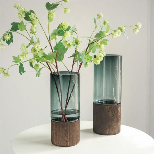 Vase en verre – déco salon lumineux