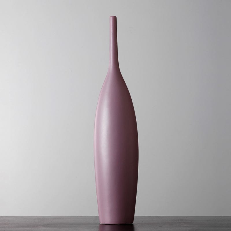 Vase Haut en Céramique - Élégance Raffinée"déteste"