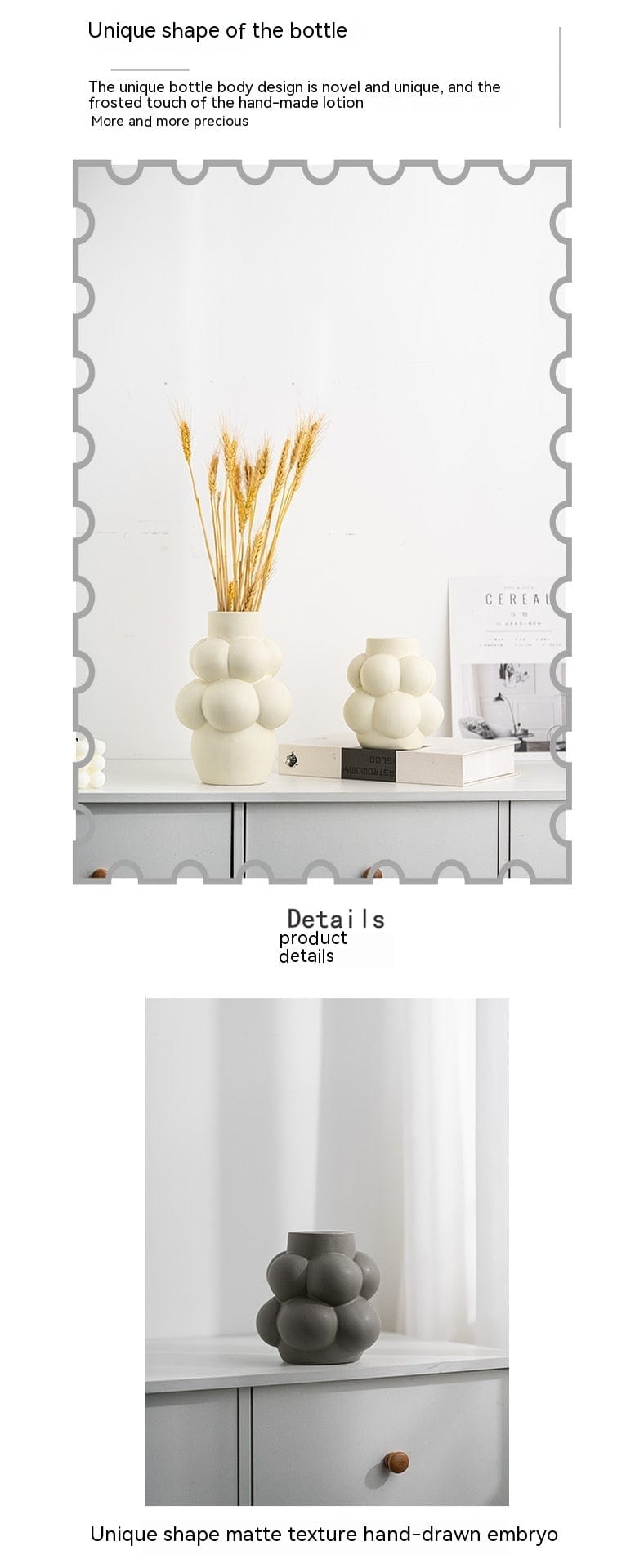 Vase céramique design bulles – Sculptural et audacieux pour un intérieur moderne