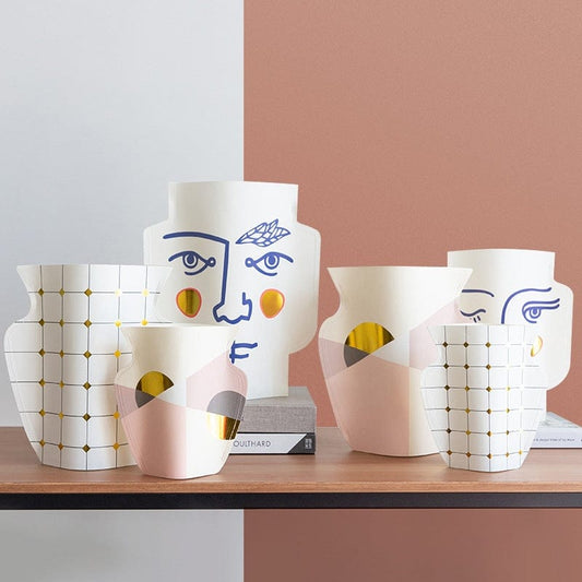 vase moderne haut – style contemporain