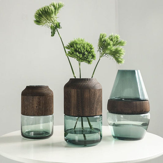 Vase en verre rond – élégance minimaliste