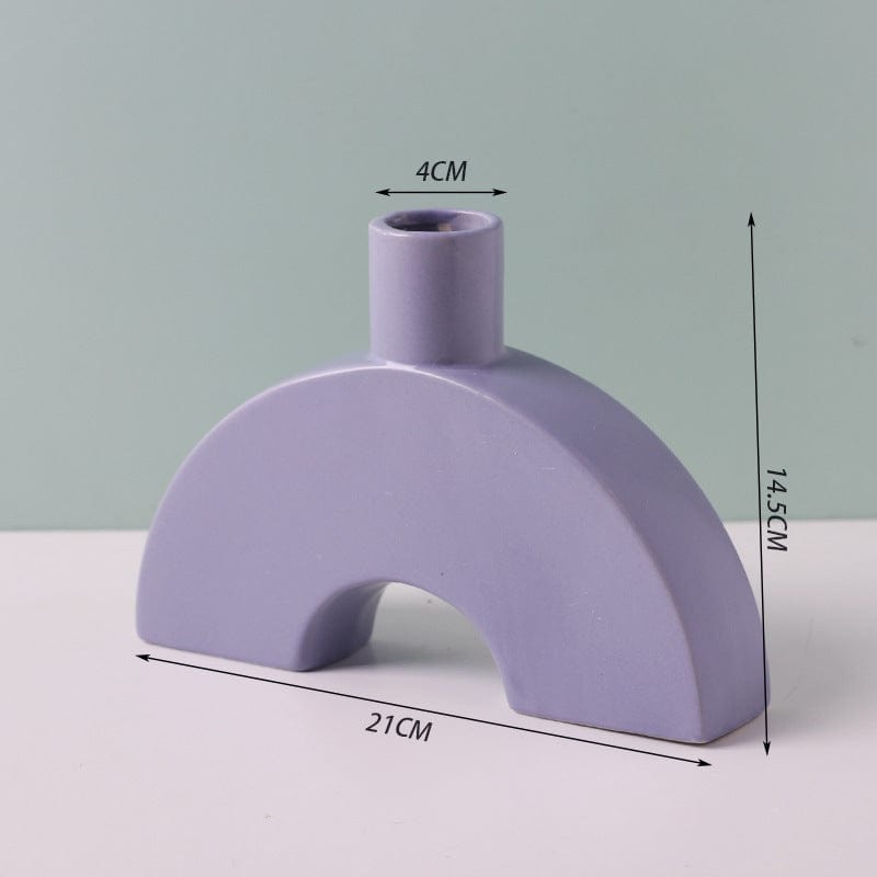 Vase céramique design – Formes pastel pour une déco moderne et douce