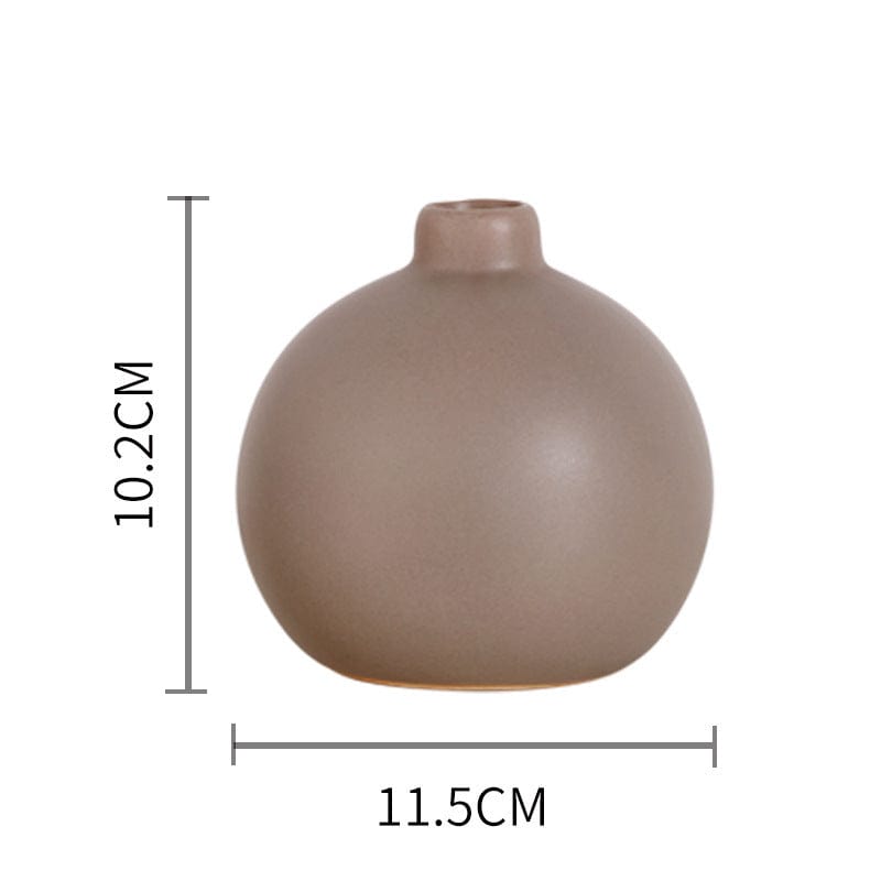 Vase céramique minimaliste – Élégance naturelle pour sublimer vos fleurs