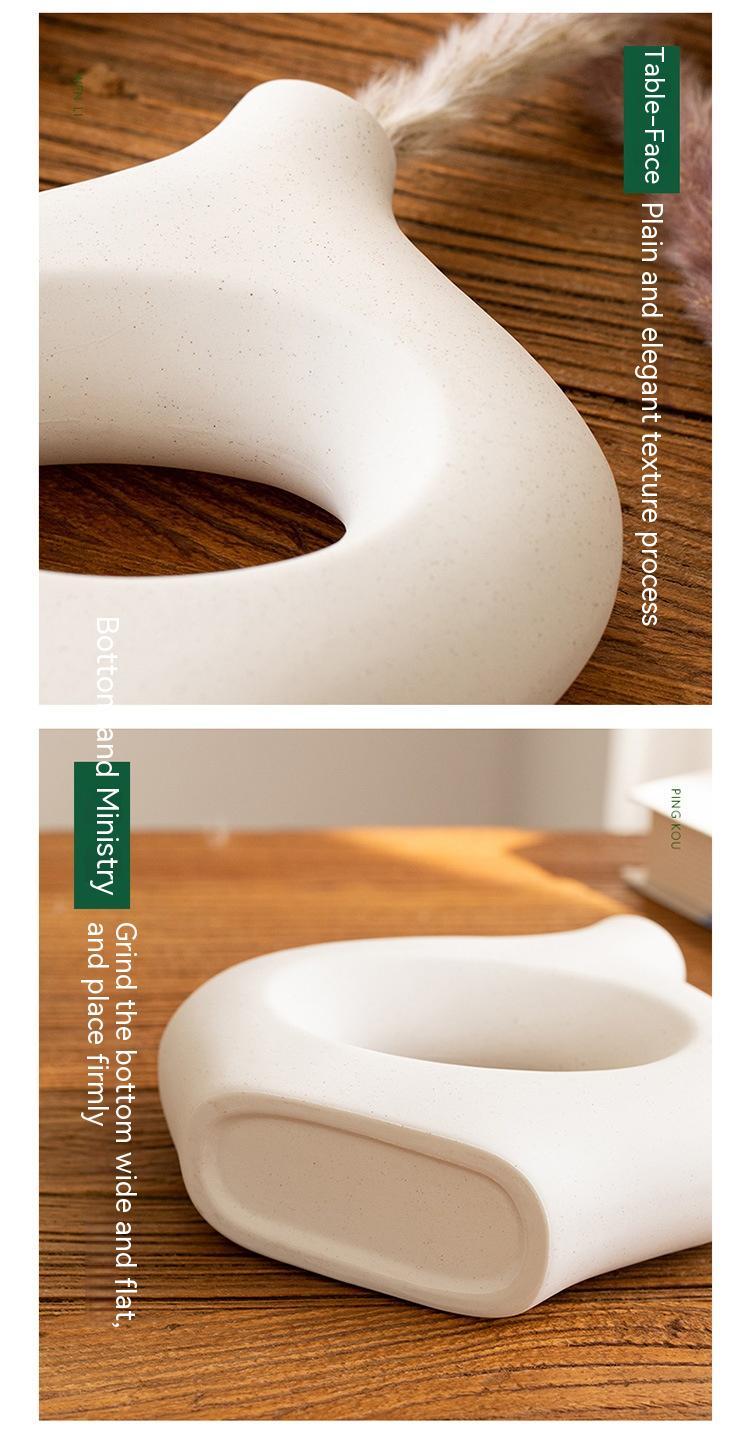 Vase pampa design  – style contemporain