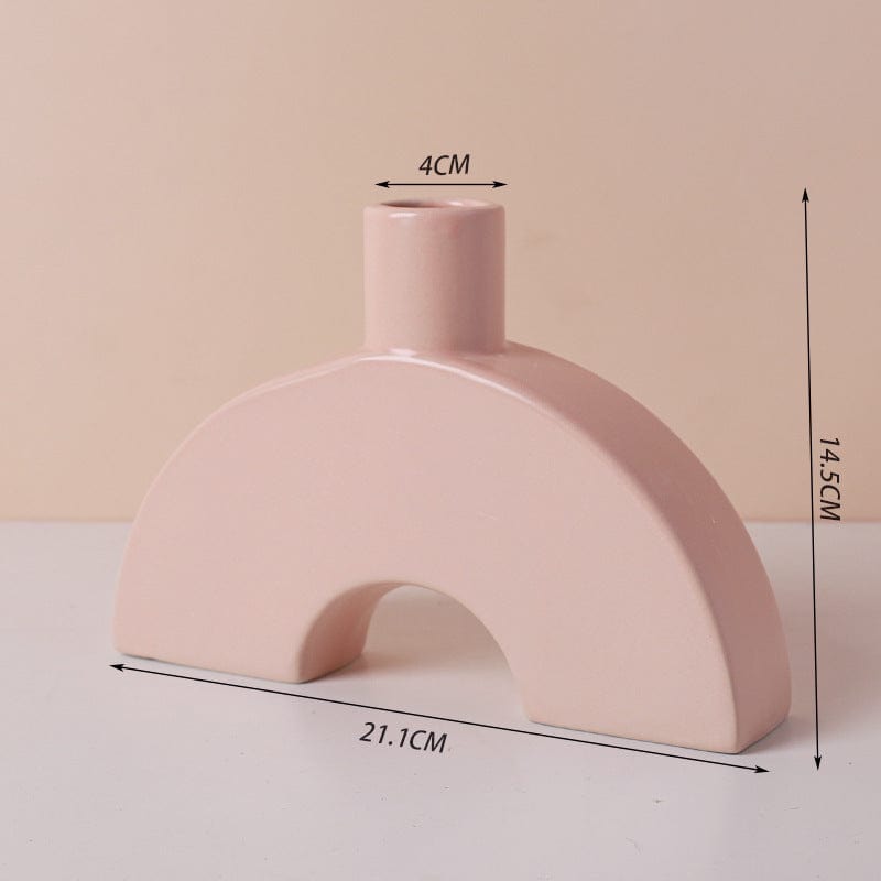 Vase céramique design – Formes pastel pour une déco moderne et douce