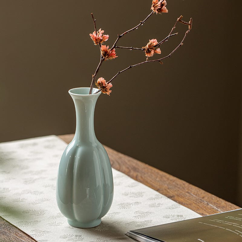 Vase en céramique style japonais – Délicatesse zen et pureté vintage