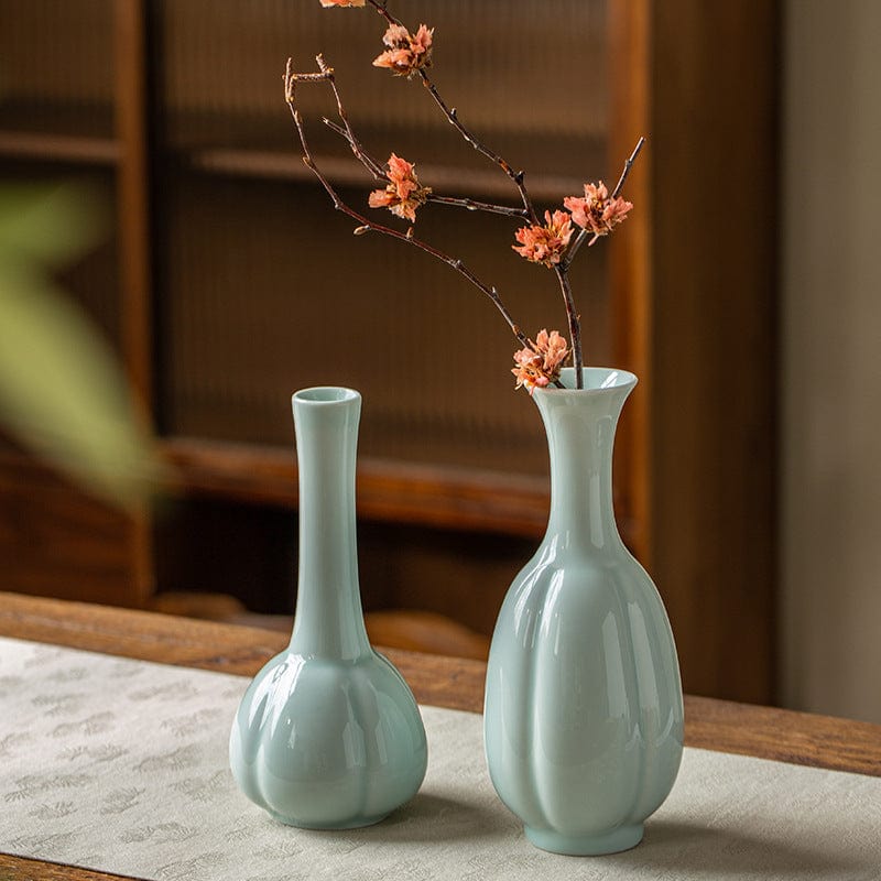 Vase en céramique style japonais – Délicatesse zen et pureté vintage