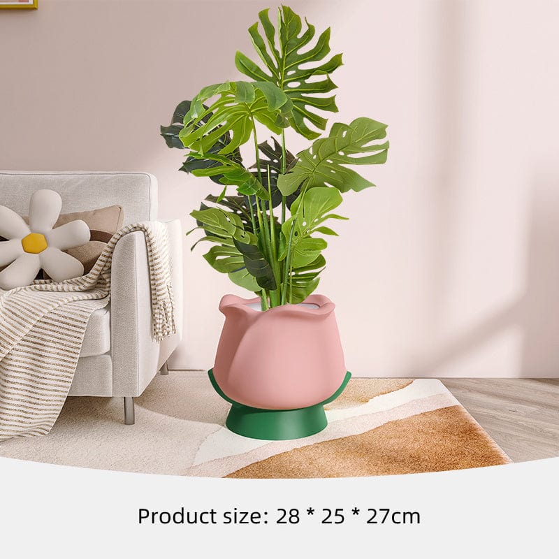 Vase fleur grand format – Cache-pot original pour déco florale unique