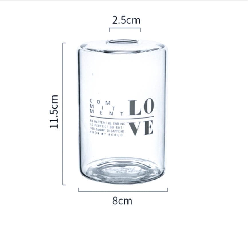 Vase en verre asymétrique – touche artistique