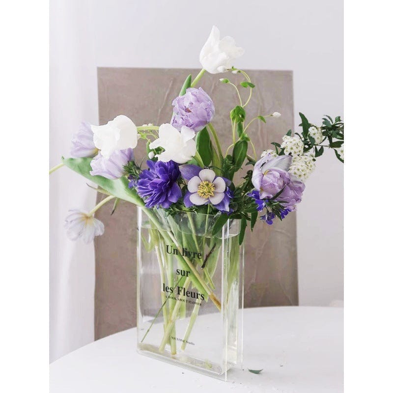 vase en verre haut – élégance moderne