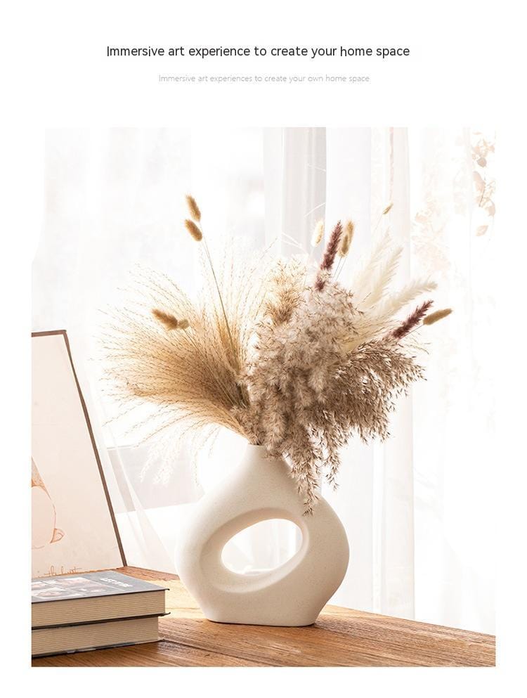 Vase pampa design  – style contemporain