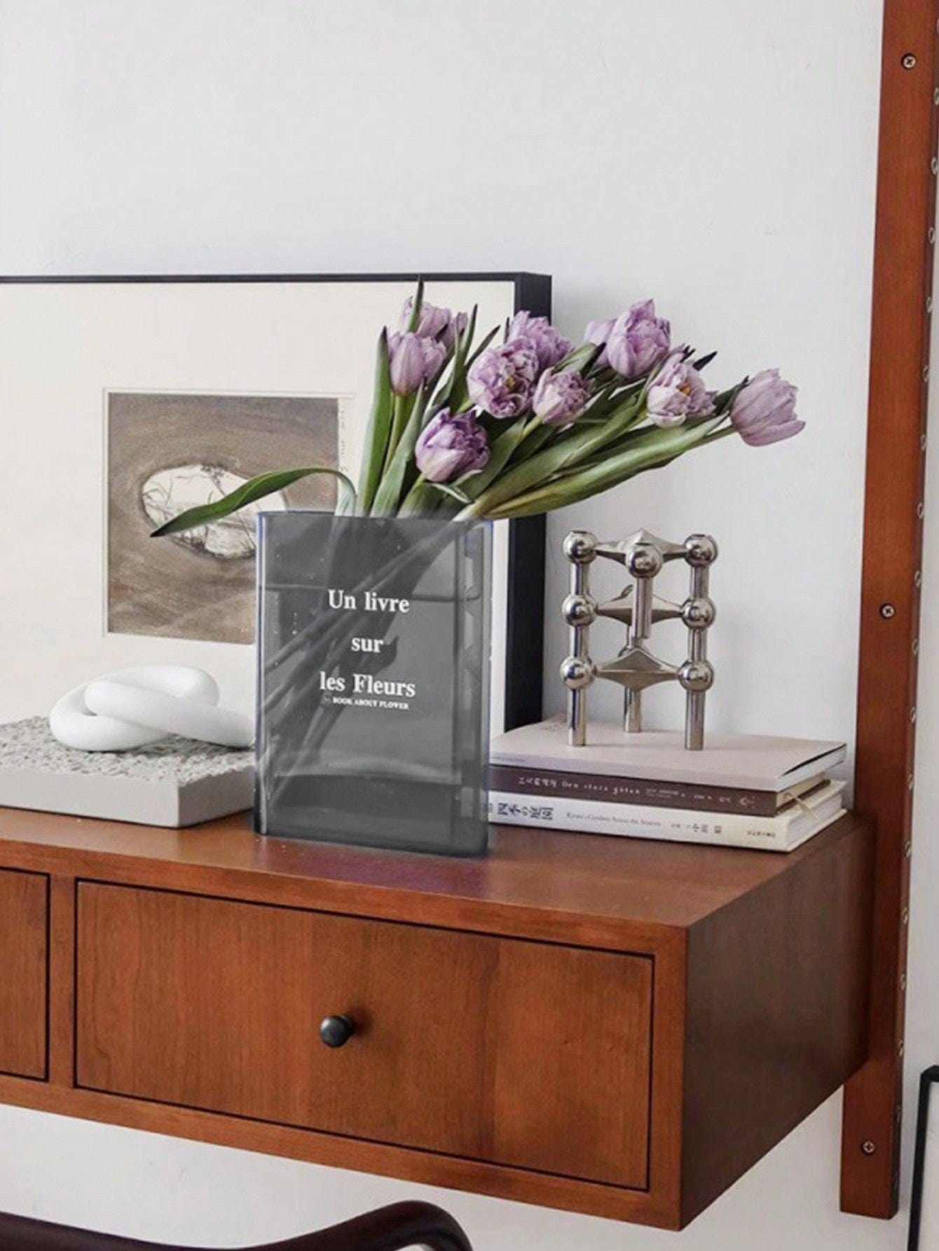 vase en verre haut – élégance moderne
