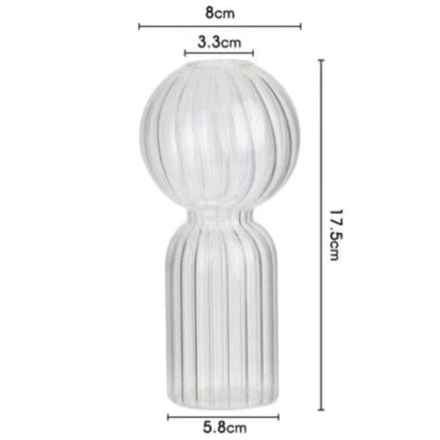Vase en verre asymétrique – touche artistique