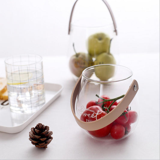 Vase en verre asymétrique – touche artistique
