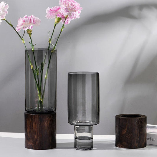 Vase en verre  – touche artistique