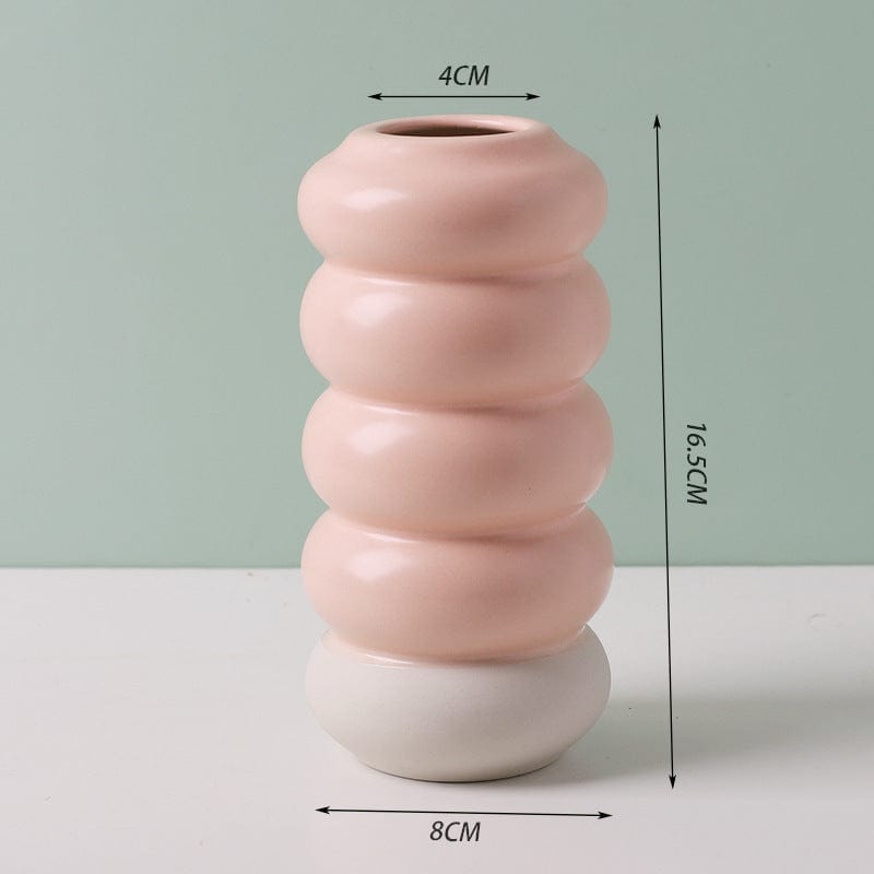 Vase céramique design – Formes pastel pour une déco moderne et douce