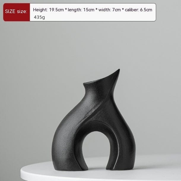 Vase design en céramique – Forme artistique pour déco moderne