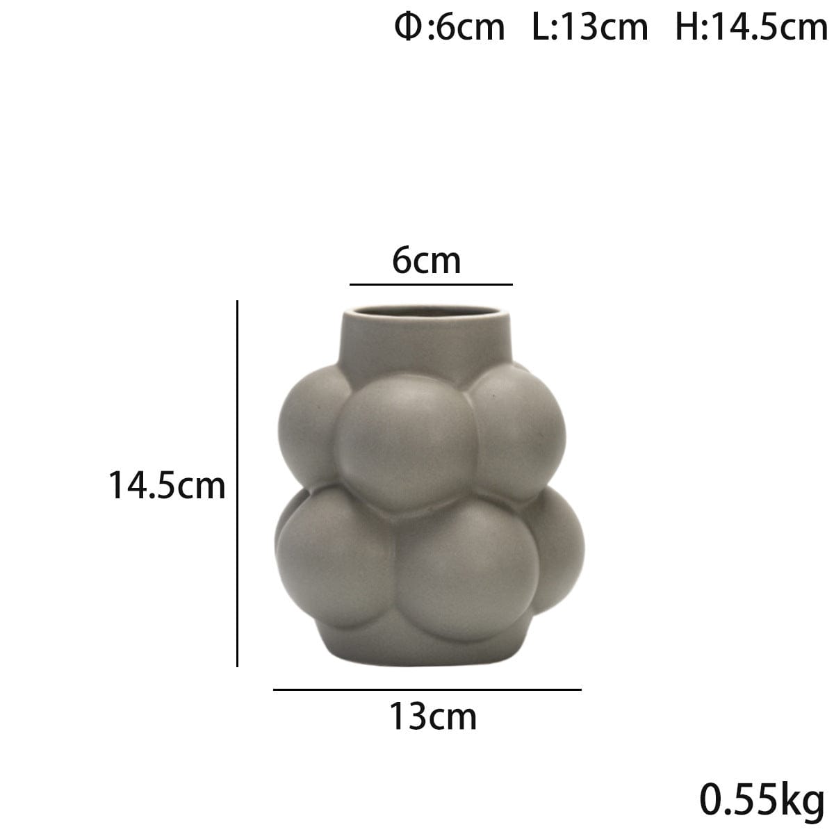 Vase céramique design bulles – Sculptural et audacieux pour un intérieur moderne