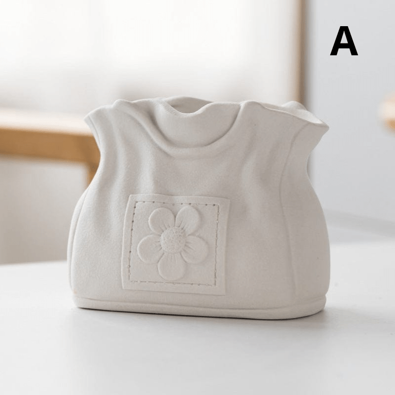 ElegantVase vase A / Blanc Ac   Vase original céramique – Déco fleurie design