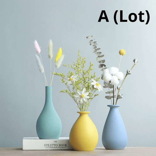 ElegantVase vase A (Lot) Vase coloré pour une décoration joyeuse