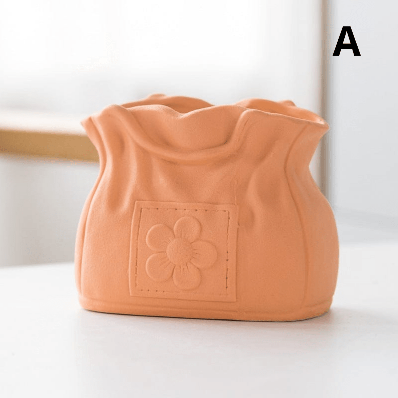 ElegantVase vase A / Orange Ac   Vase original céramique – Déco fleurie design