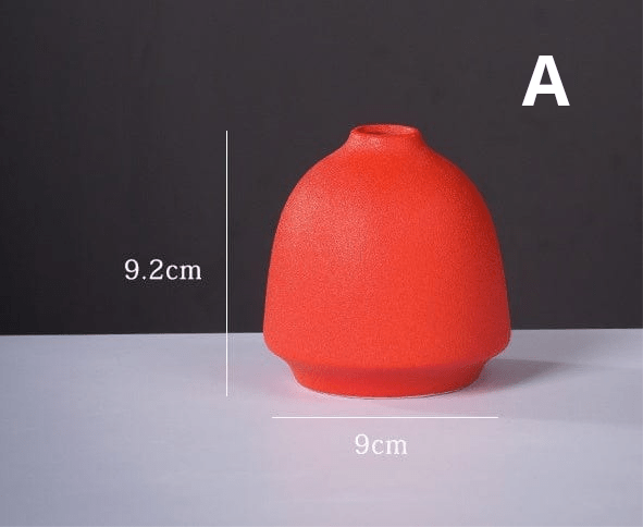 ElegantVase vase A Vase en céramique mat coloré - Élégance contemporaine