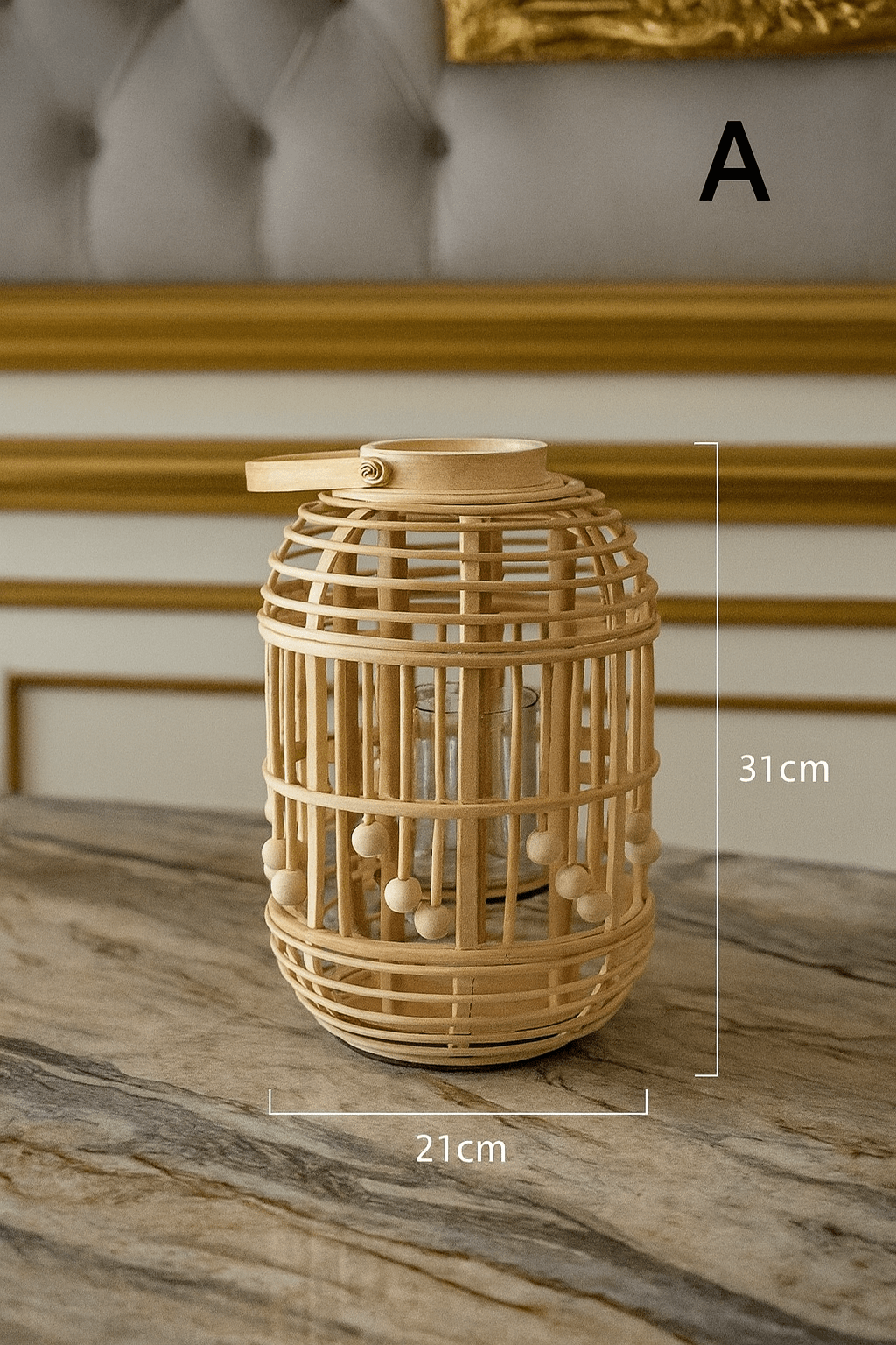 ElegantVase vase A Vase pampa lumineux pour salon
