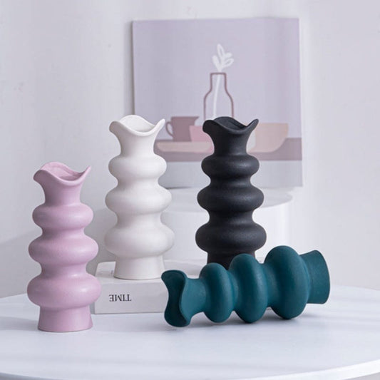 ElegantVase vase AP  Vase céramique : silhouette ondulée moderne