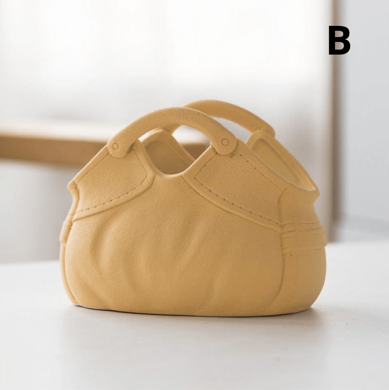 ElegantVase vase B / Jaune Vase original céramique – Déco fleurie design