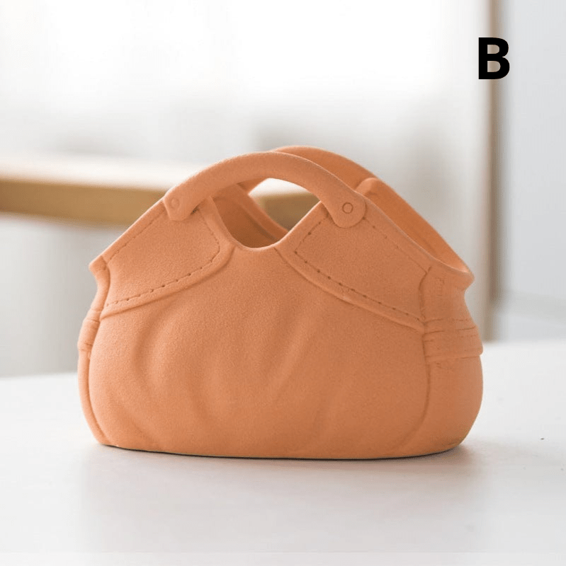 ElegantVase vase B / Orange Vase original céramique – Déco fleurie design