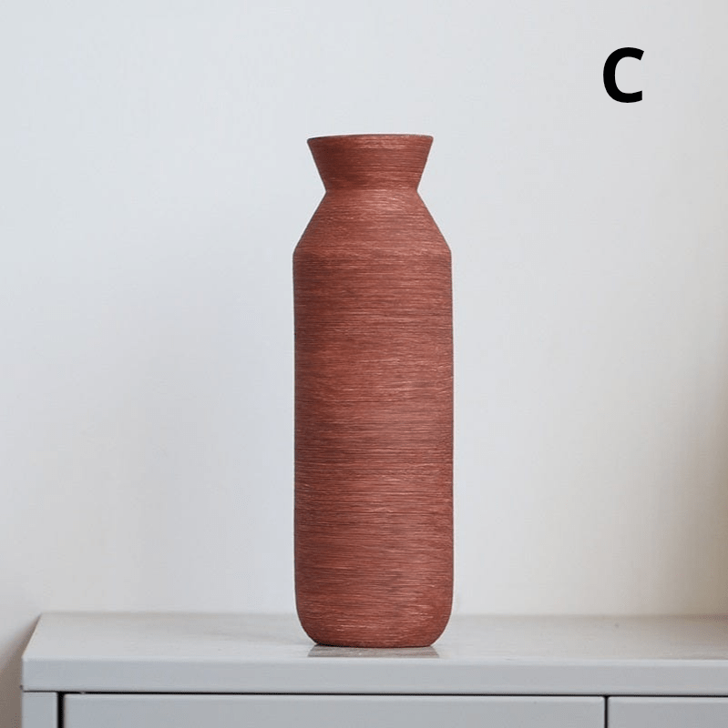 ElegantVase vase C Vase mat coloré - Élégance artisanale pour intérieur