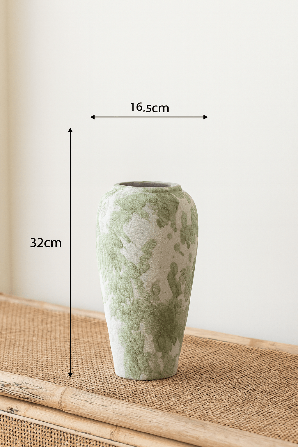 ElegantVase vase Format Très Grand Vase haut coloré en céramique - Élégance pour déco sublime