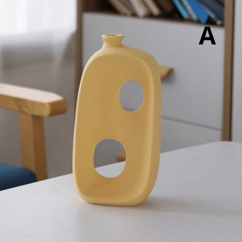 ElegantVase vase Jaune / A Vase céramique artisanal