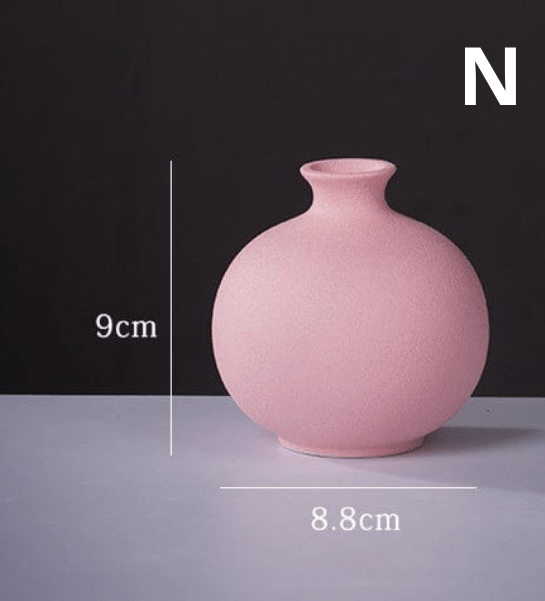 ElegantVase vase N Vase en céramique mat coloré - Élégance contemporaine