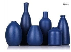 Vase céramique noir – Design épuré pour déco contemporaine