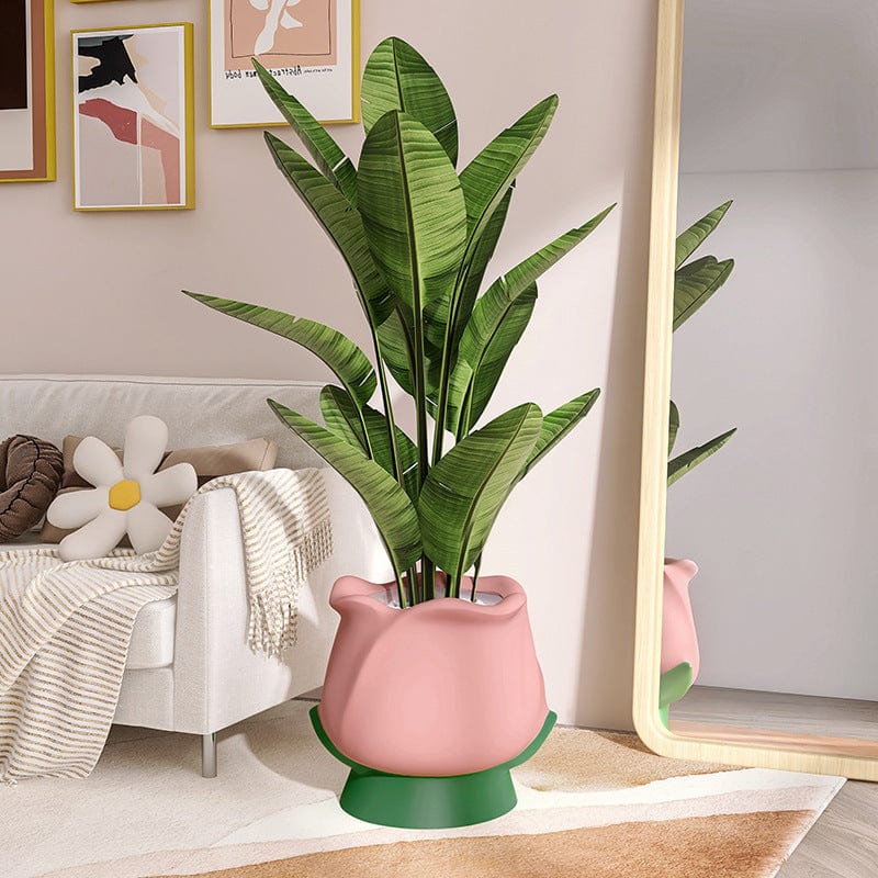 Vase fleur grand format – Cache-pot original pour déco florale unique