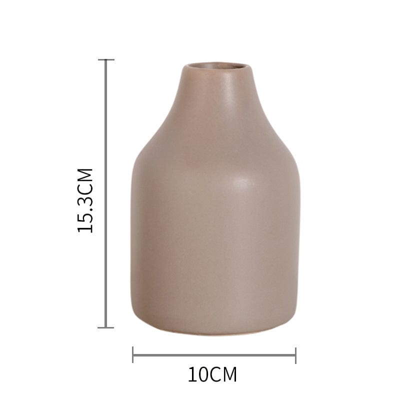 Vase céramique minimaliste – Élégance naturelle pour sublimer vos fleurs