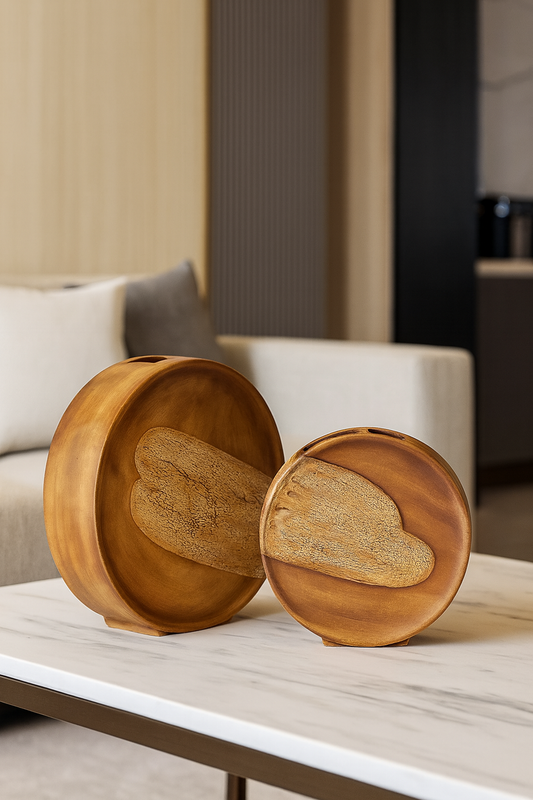 Vase céramique blanche style moderne